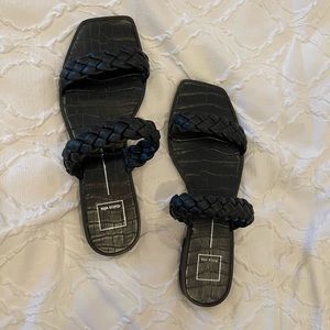 Dolce Vita Black Indy Slide Sandals